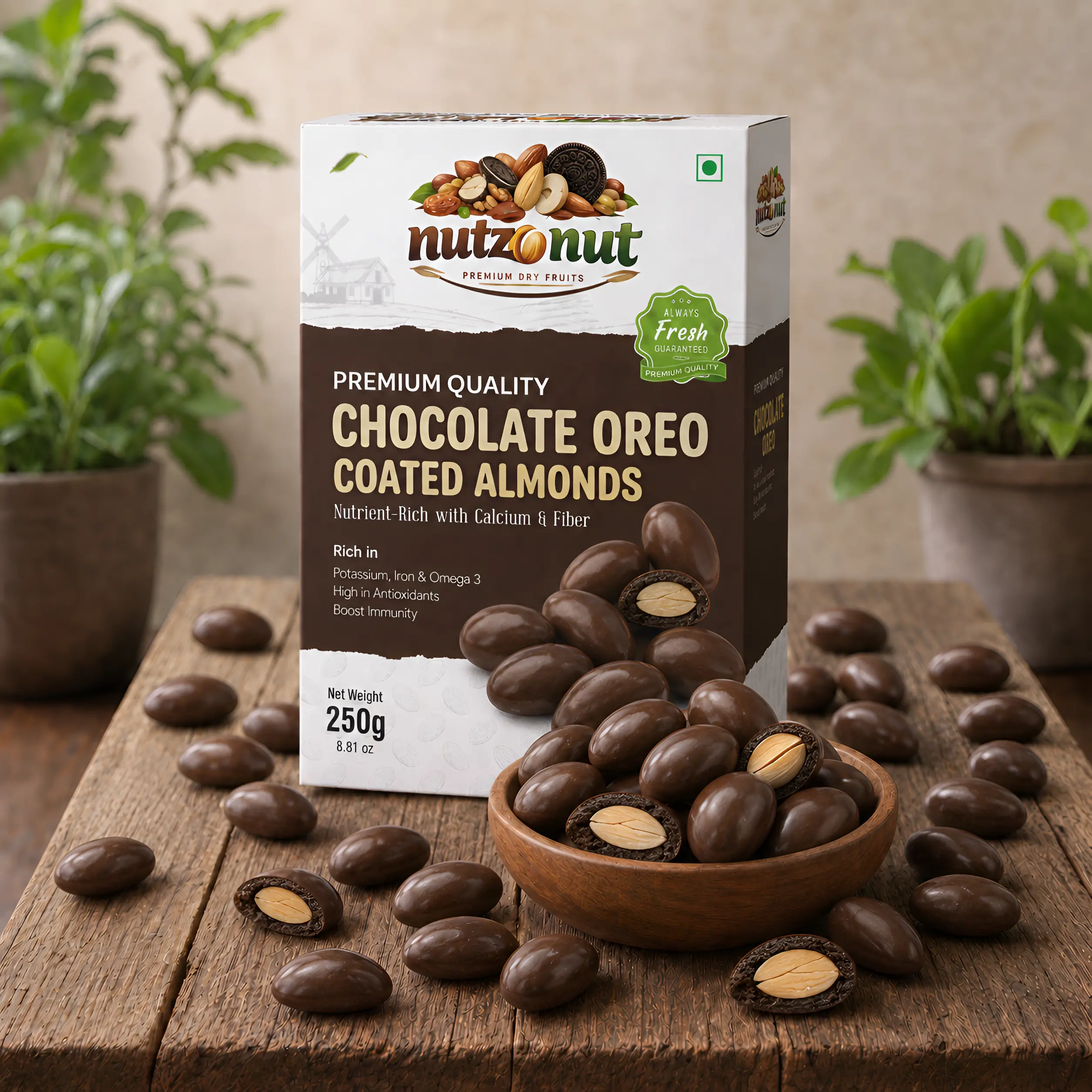 Almonds Chocolate Oreo