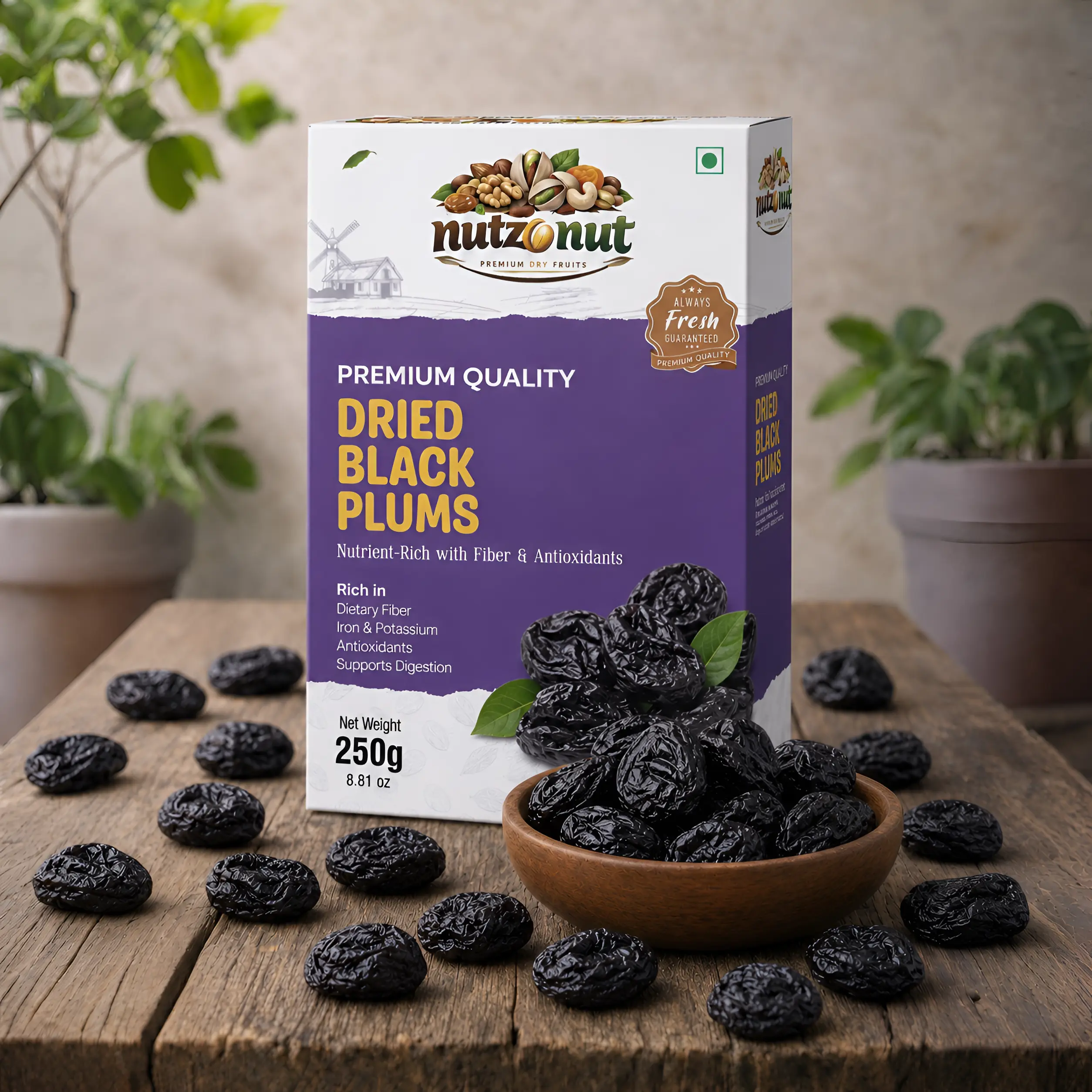 Dried Blackberry Plums